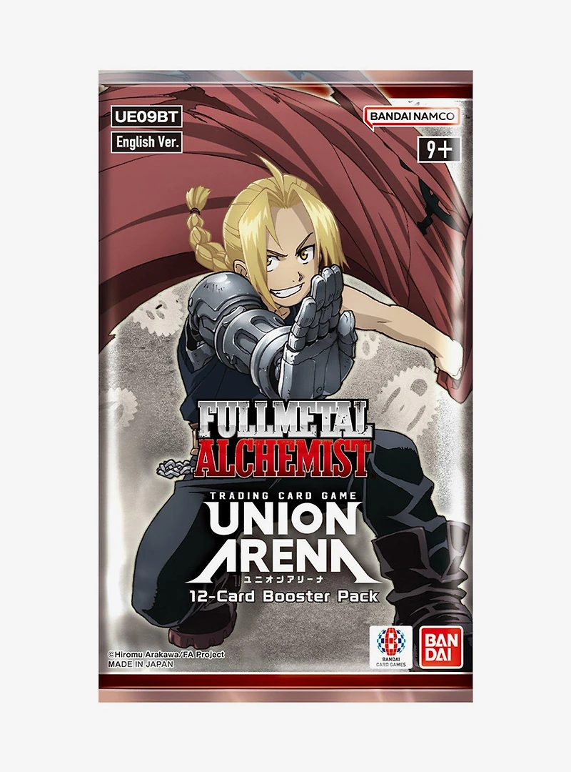 Fullmetal Alchemist Union Arena Trading Card Game Booster Pack