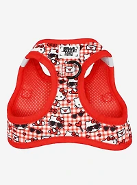 Sassy Meow Sanrio Hello Kitty Gingham Small Cat Harness