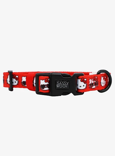 Sassy Woof Sanrio Hello Kitty Red Small Dog Collar