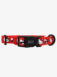 Sassy Woof Sanrio Hello Kitty Red Small Dog Collar