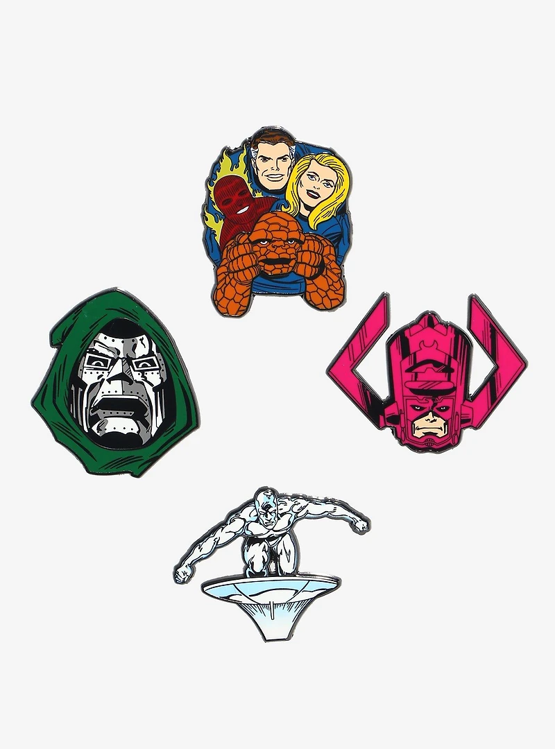 Marvel Fantastic Four Comic Characters Blind Box Enamel Pin - BoxLunch Exclusive