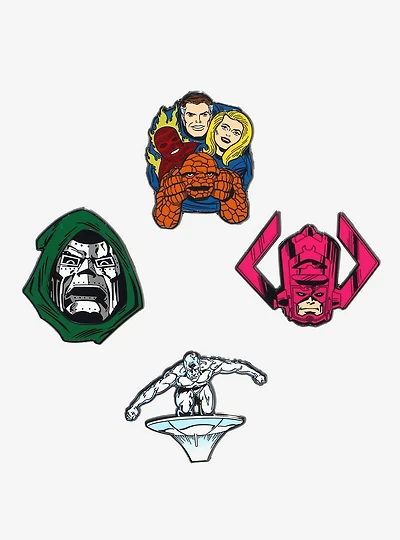 Marvel Fantastic Four Comic Characters Blind Box Enamel Pin - BoxLunch Exclusive