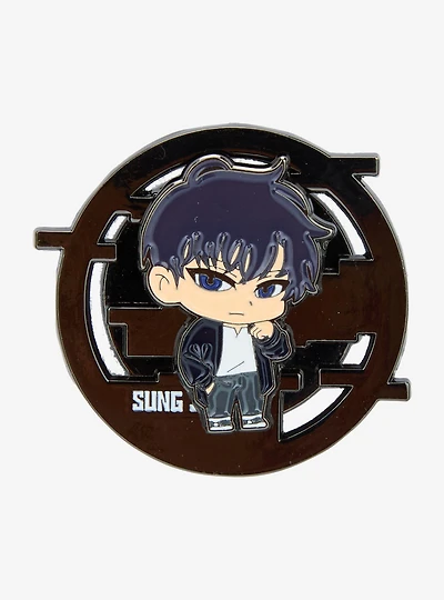 Solo Leveling Sung Jinwoo Spinning Enamel Pin