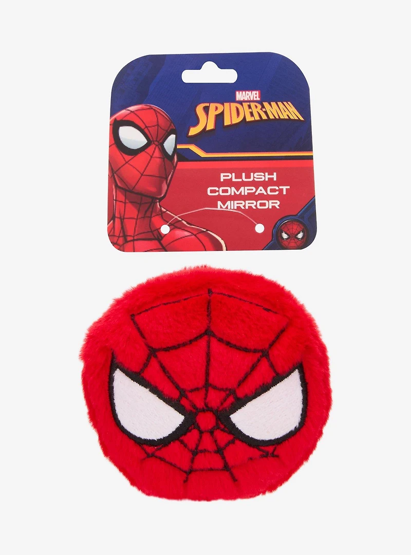 Marvel Spider-Man Plush Mask Compact Mirror - BoxLunch Exclusive