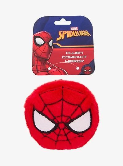 Marvel Spider-Man Plush Mask Compact Mirror - BoxLunch Exclusive