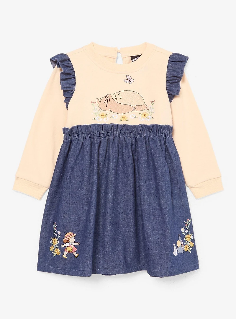 Studio Ghibli® My Neighbor Totoro Embroidered Toddler Sweater Dress — BoxLunch Exclusive