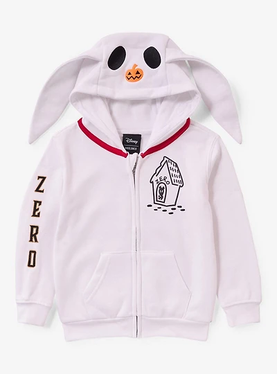 Disney The Nightmare Before Christmas Zero Glow-in-the-Dark Toddler Zippered Hoodie - BoxLunch Exclusive