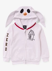 Disney The Nightmare Before Christmas Zero Glow-in-the-Dark Toddler Zippered Hoodie - BoxLunch Exclusive