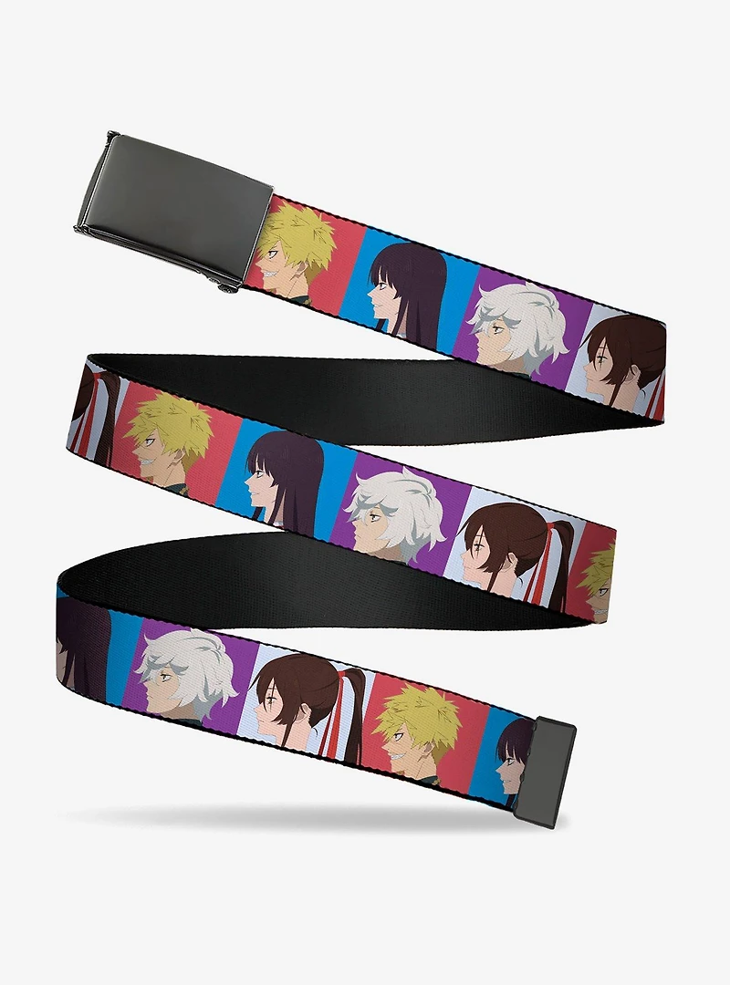 Hell's Paradise Gabimaru Sagiri Chobe & Toma Profile Blocks Flip Web Belt