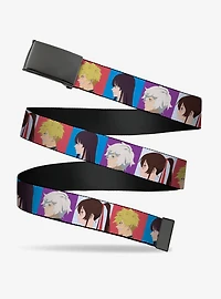Hell's Paradise Gabimaru Sagiri Chobe & Toma Profile Blocks Flip Web Belt