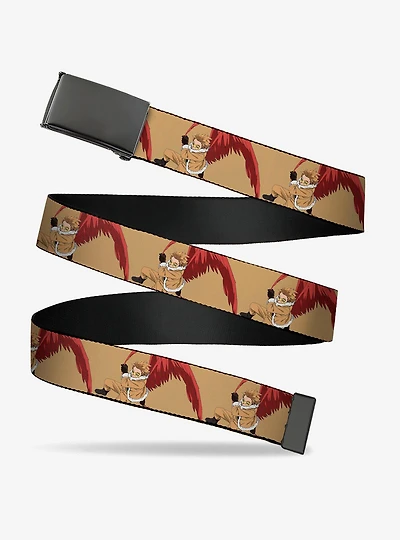 My Hero Academia Keigo Takami Hawks Action Pose Orange Flip Web Belt