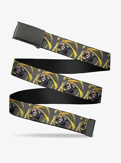 My Hero Academia Hizashi Yamada Present Mic Screaming Flip Web Belt