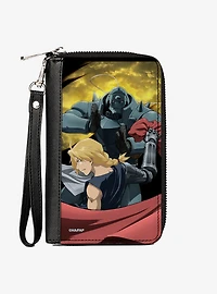 Fullmetal Alchemist: Brotherhood Elric Brothers Yellow Sky Pose Zip Around Wallet
