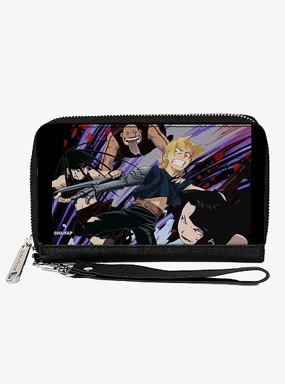 Fullmetal Alchemist: Brotherhood Edward & Three Homunculi Zip Around Wallet