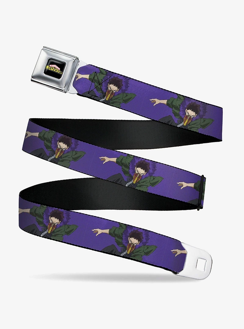 My Hero Academia Kai Chisaki Action Pose Purple Youth Seatbelt Buckle Belt