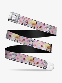 Fruits Basket Kyo & Yuki Easter Themed Poster Pose Seatbelt Buckle Belt