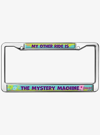 Scooby-Doo! My Other Ride Is The Mystery Machine Metal License Plate Frame