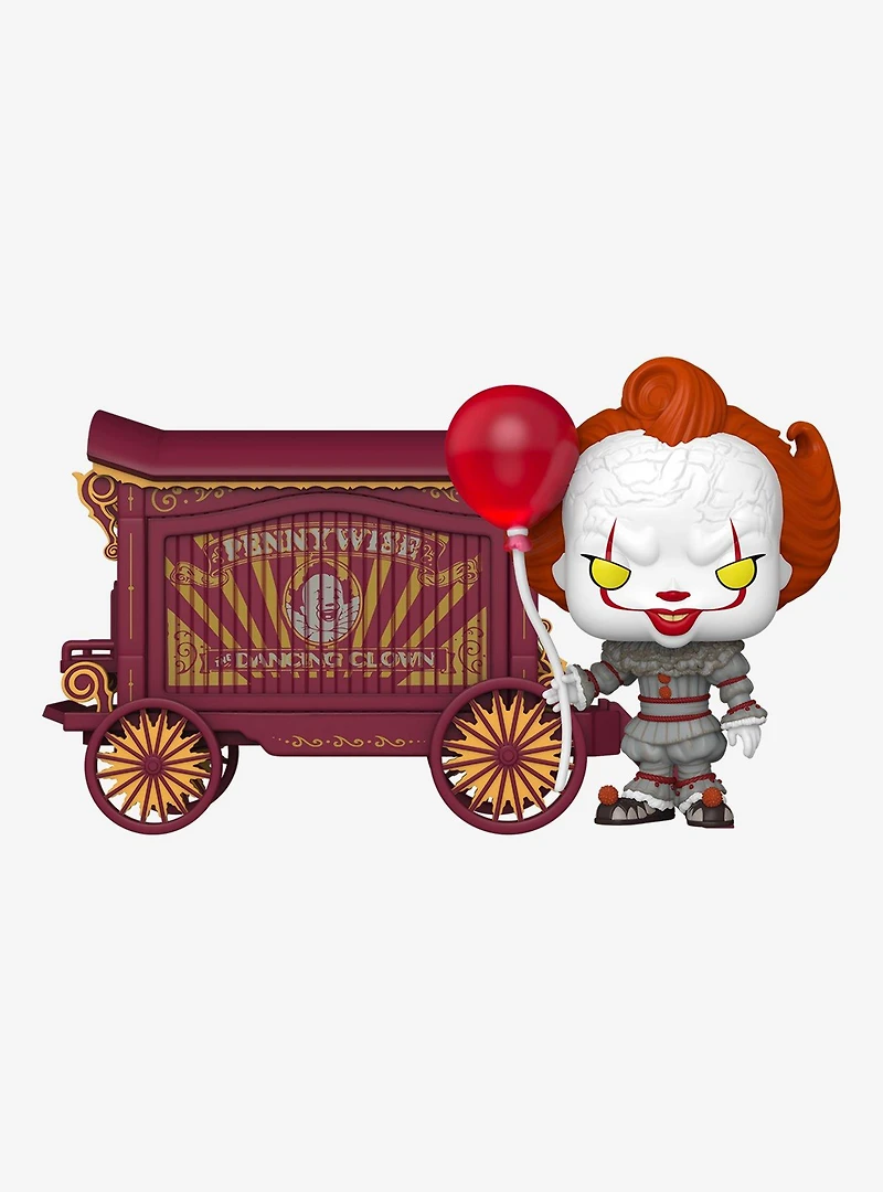 Funko Pop! Television It: Welcome to Derry Pennywise and Wagon Vinyl Figure