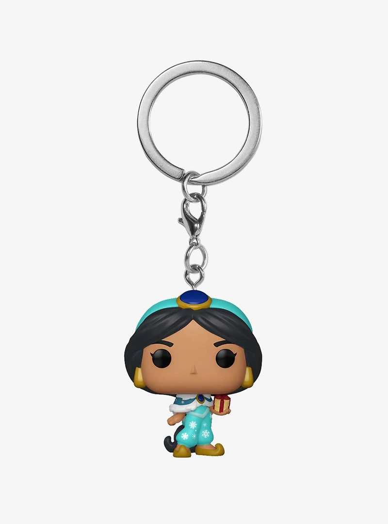 Funko Pocket Pop! Disney Aladdin Jasmine Holiday Vinyl Keychain — BoxLunch Exclusive