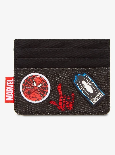 Loungefly Marvel Spider-Man Icons Patches Card holder - BoxLunch Exclusive