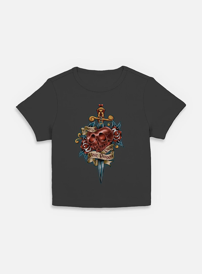 Disney Snow White and the Seven Dwarfs Pick Your Poison Tattoo Style Women Baby T-Shirt