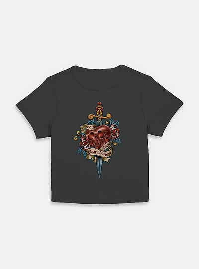 Disney Snow White and the Seven Dwarfs Pick Your Poison Tattoo Style Women Baby T-Shirt
