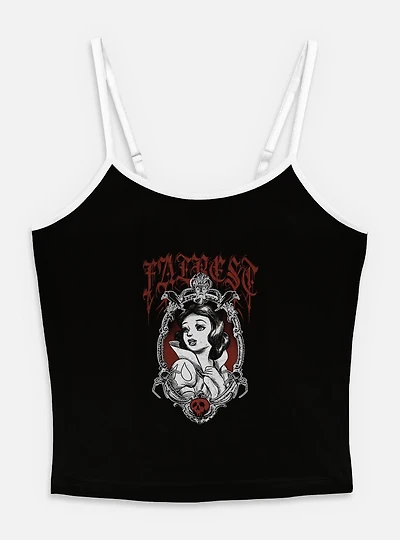 Disney Snow White and the Seven Dwarfs Fairest Goth Style Womens Cami