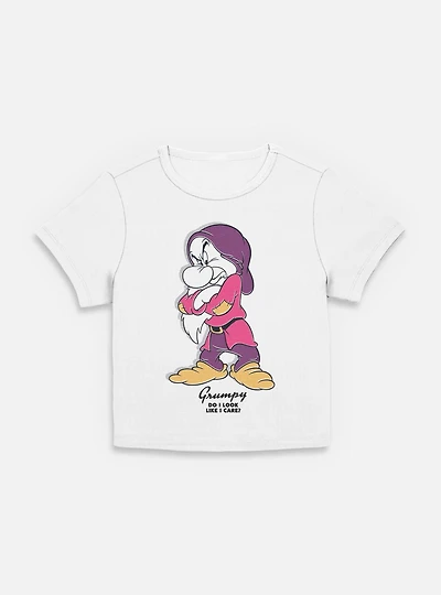 Disney Snow White and the Seven Dwarfs Grumpy Portrait Women Baby T-Shirt