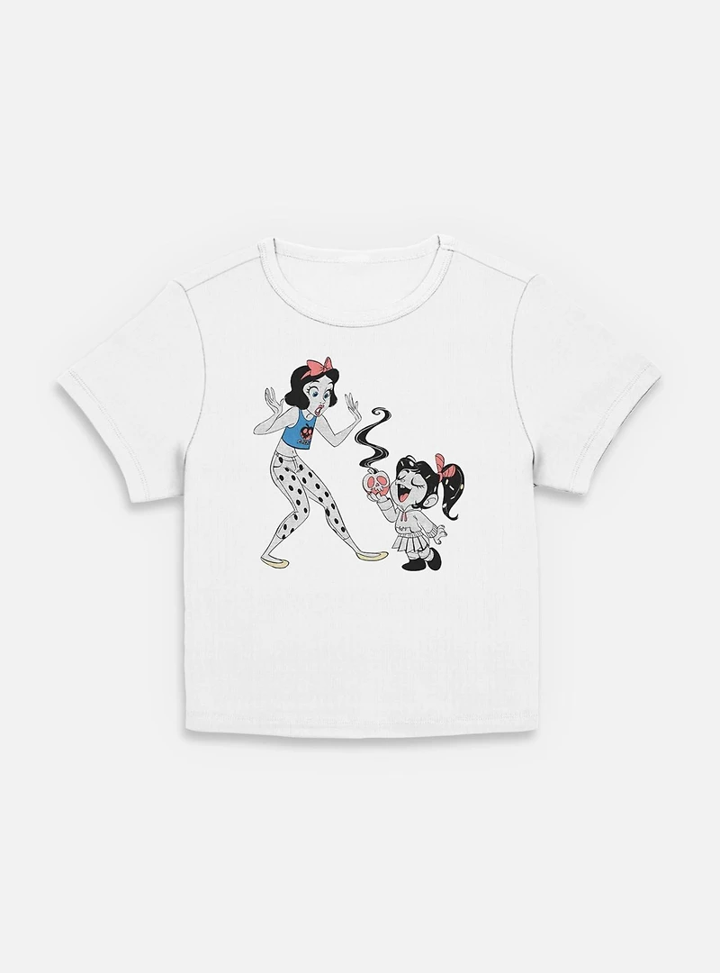 Disney Snow White and the Seven Dwarfs Eat Your Fruit Women Baby T-Shirt