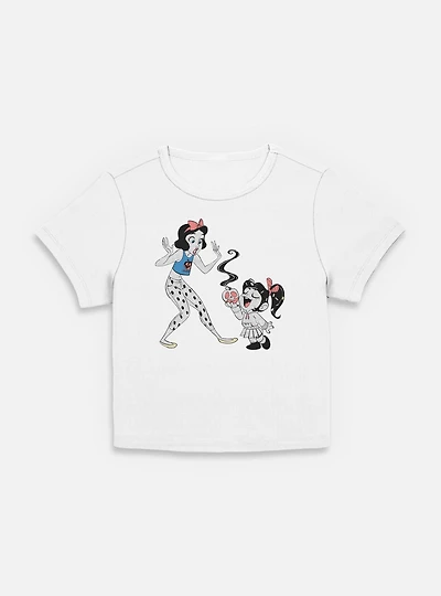 Disney Snow White and the Seven Dwarfs Eat Your Fruit Women Baby T-Shirt