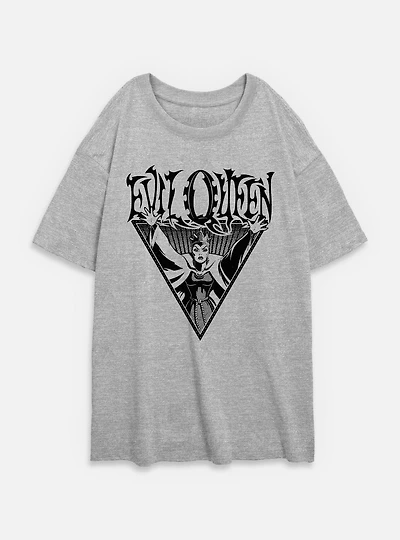 Disney Snow White and the Seven Dwarfs Evil Queen Enchanted Womens Oversized T-Shirt
