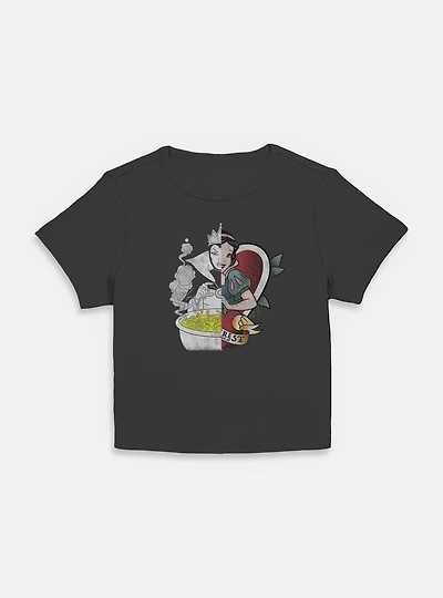 Disney Snow White and the Seven Dwarfs Split Evil Queen Women Baby T-Shirt