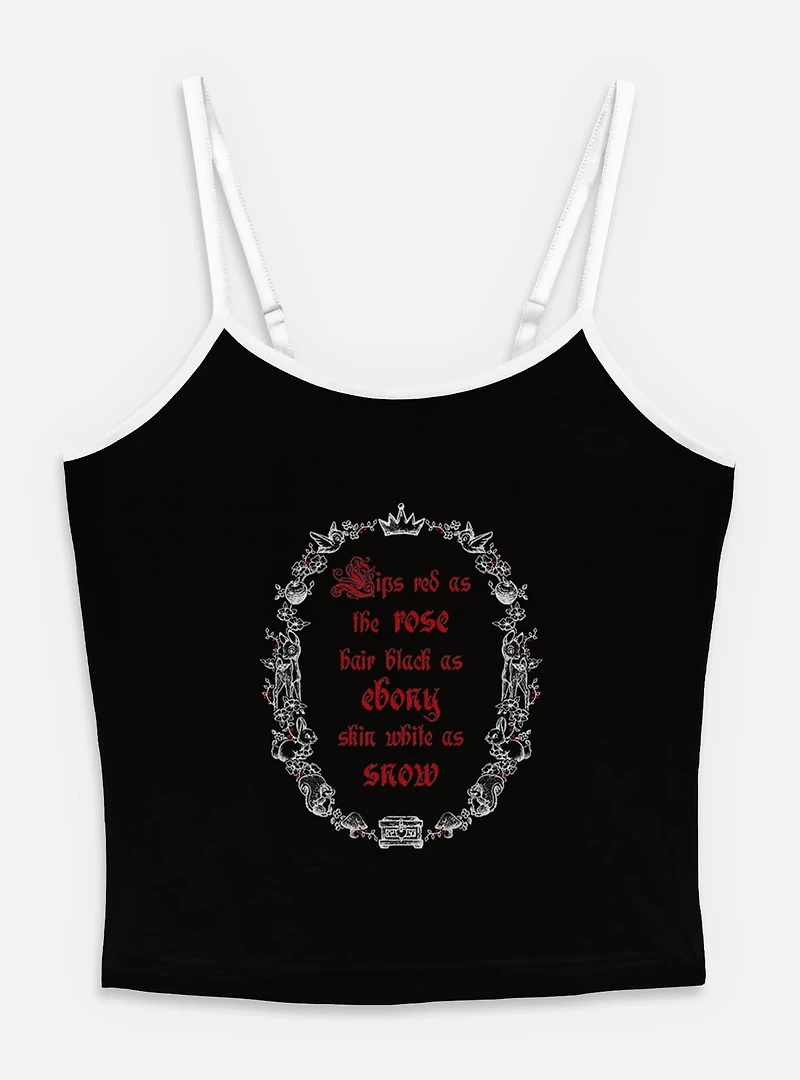 Disney Snow White and the Seven Dwarfs Poem Frame Womens Cami