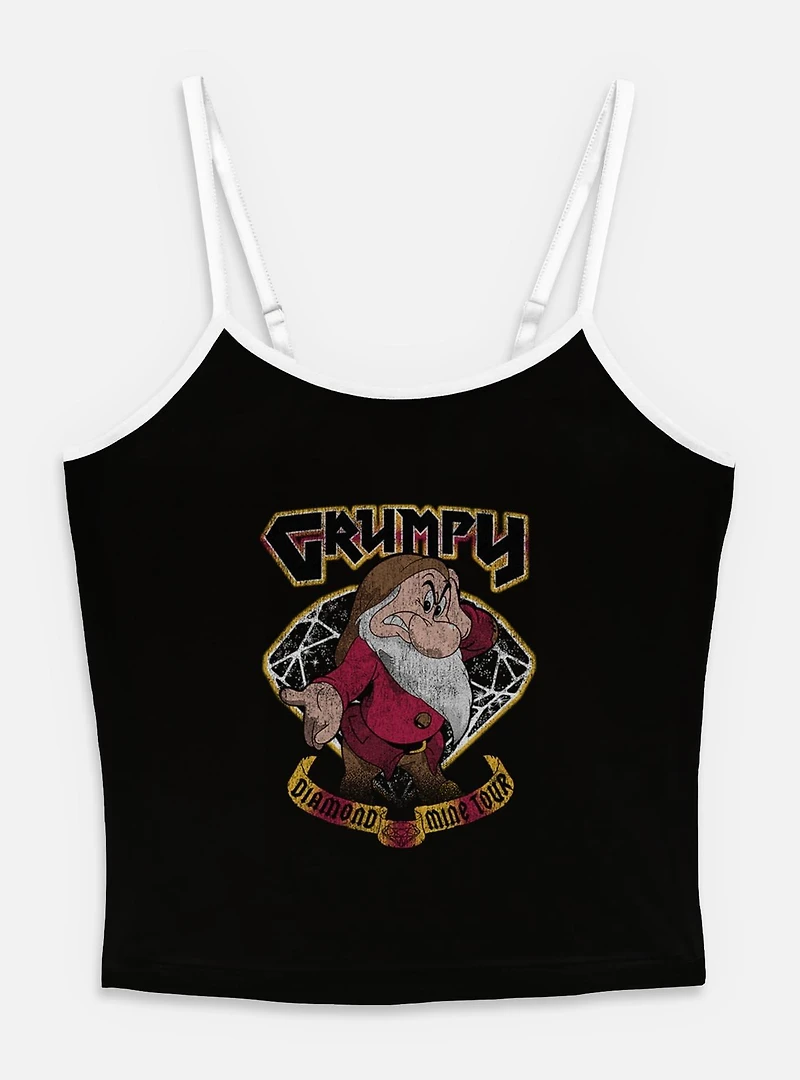 Disney Snow White and the Seven Dwarfs Grumpy Diamond Mine Tour Womens Cami