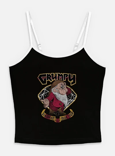 Disney Snow White and the Seven Dwarfs Grumpy Diamond Mine Tour Womens Cami