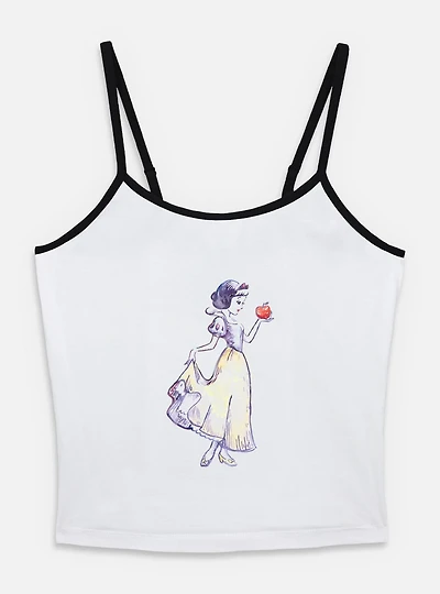 Disney Snow White and the Seven Dwarfs Watercolor Womens Cami