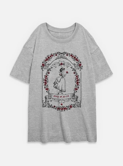 Disney Snow White and the Seven Dwarfs Apple Of My Eye Womens Oversized T-Shirt