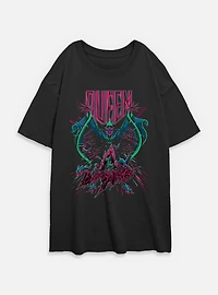 Disney Snow White and The Seven Dwarfs Queen Of Dark Arts Womens Oversized T-Shirt