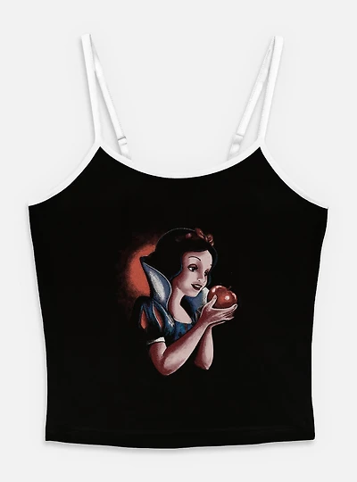 Disney Snow White and the Seven Dwarfs Holding Apple Portrait Womens Cami