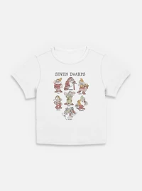 Disney Snow White and the Seven Dwarfs Illustration Women Baby T-Shirt