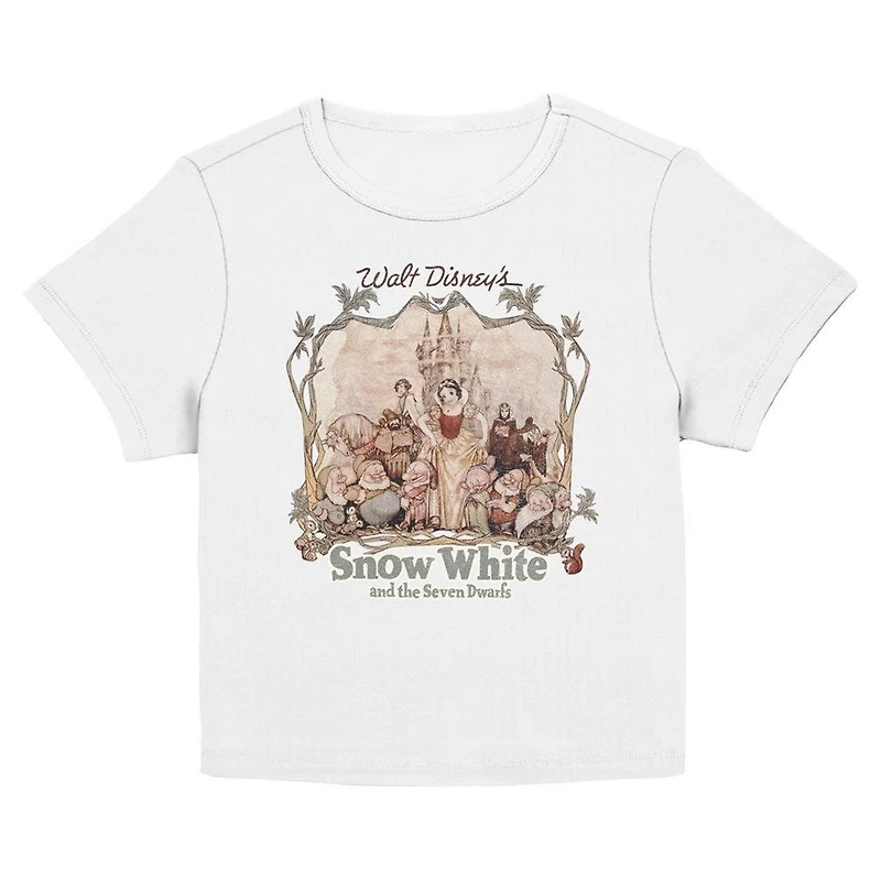 Disney Snow White and the Seven Dwarfs Retro Portrait Women Baby T-Shirt