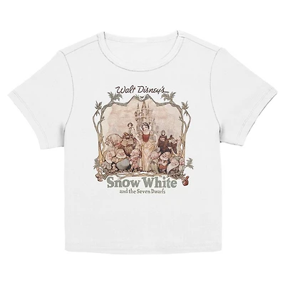 Disney Snow White and the Seven Dwarfs Retro Portrait Women Baby T-Shirt