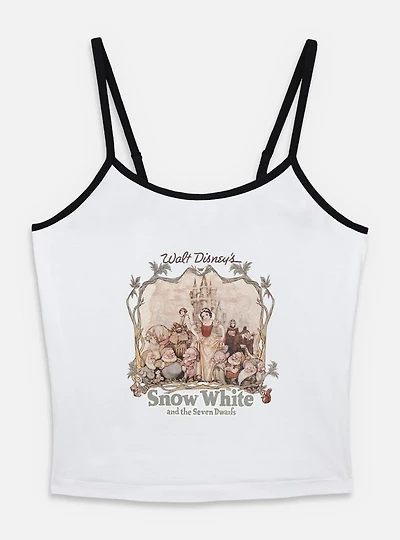 Disney Snow White and the Seven Dwarfs Retro Portrait Womens Cami