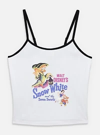 Disney Snow White and the Seven Dwarfs Dwarf Illustration Retro Womens Cami