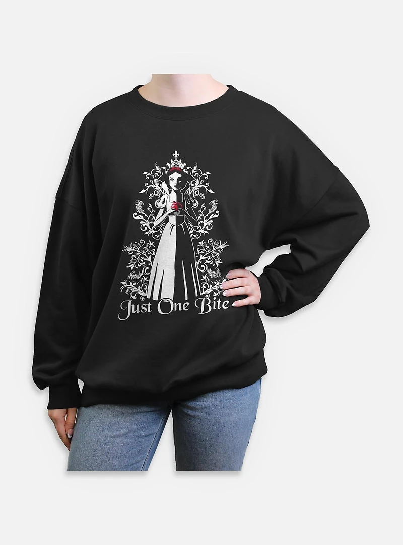 Disney Snow White and the Seven Dwarfs Gothic Bite Womens Oversized Sweatshirt
