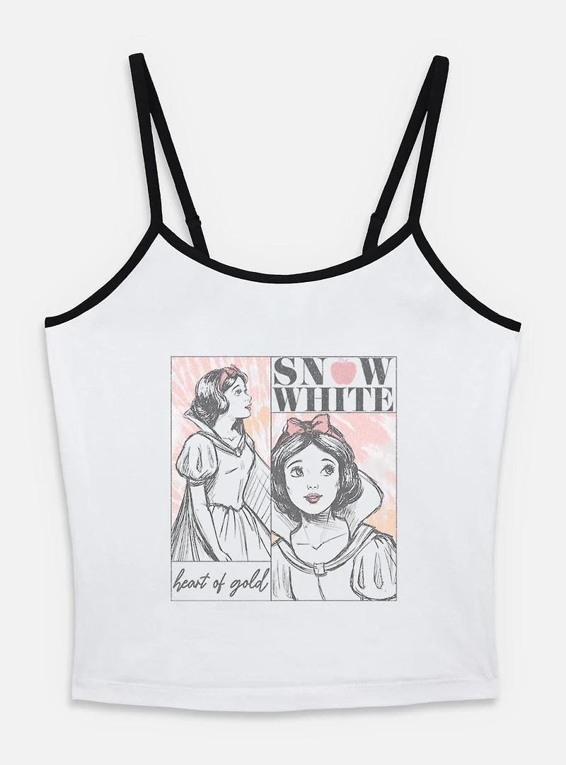 Disney Snow White and the Seven Dwarfs Heart Of Gold Illustration Womens Cami