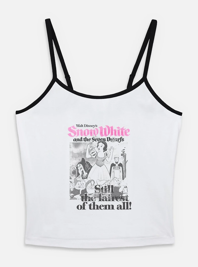 Disney Snow White and The Seven Dwarfs Vintage Still Fairest Womens Cami