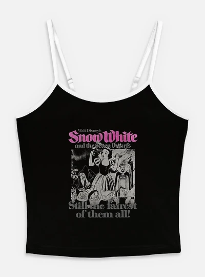 Disney Snow White and The Seven Dwarfs Still Fairest Retro Womens Cami