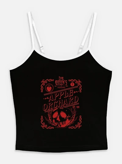 Disney Snow White and the Seven Dwarfs Evil Queen Apple Orchard Womens Cami