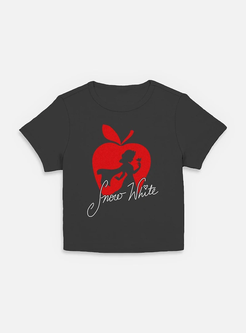 Disney Snow White and the Seven Dwarfs Apple Silhouette Women Baby T-Shirt
